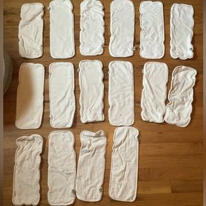 16 thirsties hemp inserts for cloth diapers
